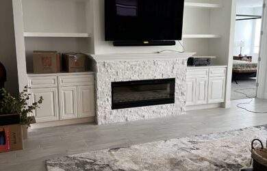 Custom Fireplace in Orlando