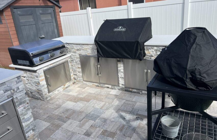 Outdoor Kitchen by Property Fixology