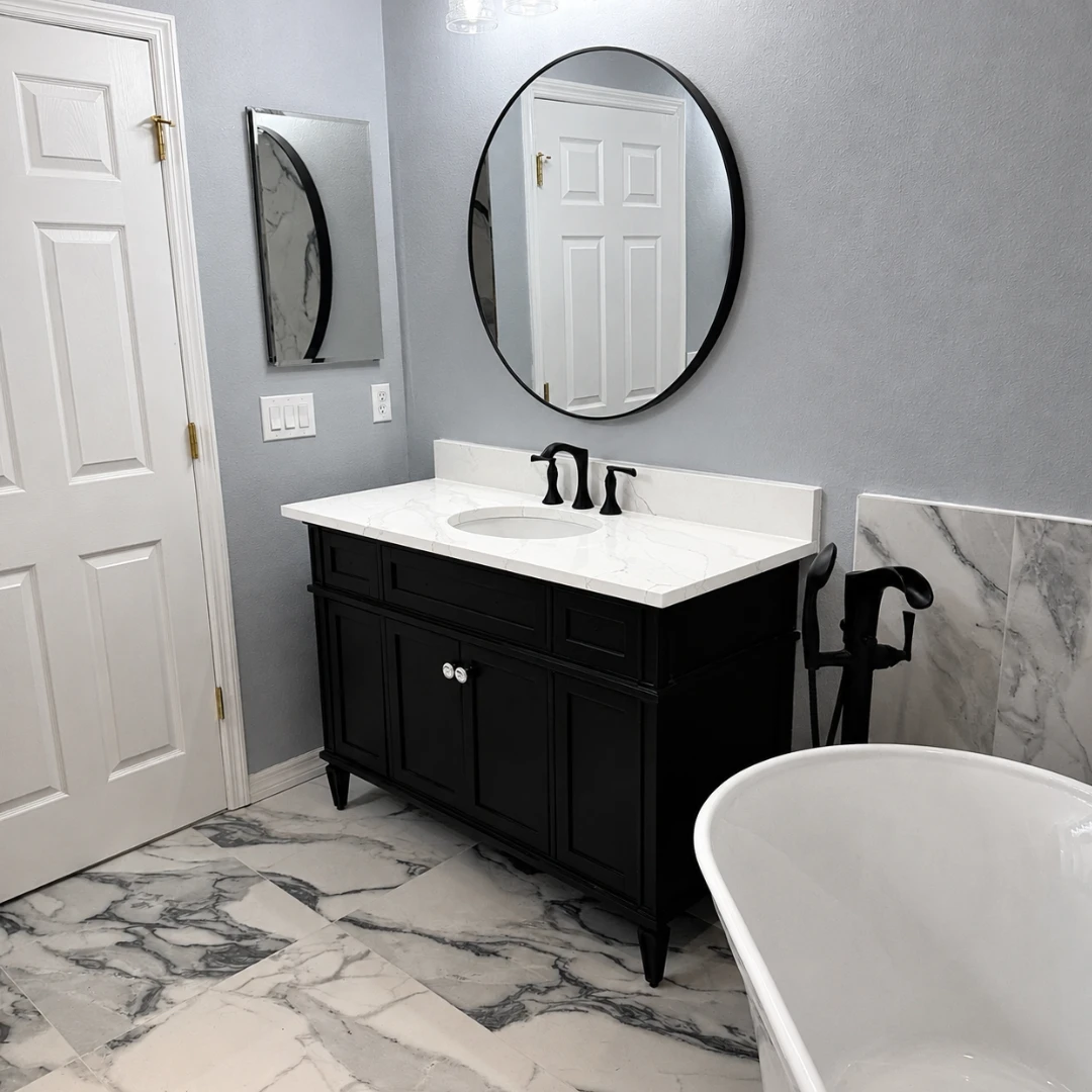 Custom Bathroom Makeover