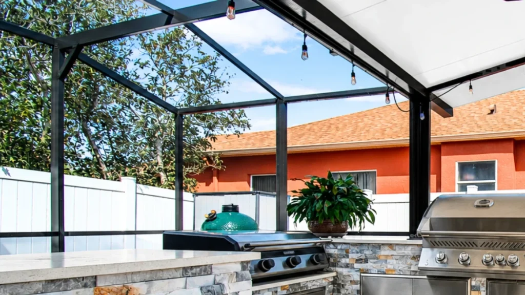 Outdoor Custom Grill Area